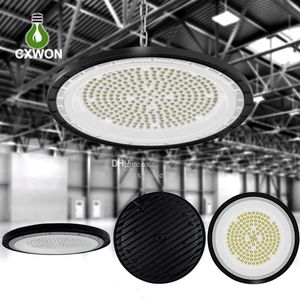 Bay UFO High Bay Light 100W 150W 200W 110265V 110lm/W Waterproof LED UFO Garage Lamp IP65 for Factory