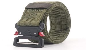 Belts Men039s Tactical Military Heavy Duty Army Adjustable Nylon Belt Metal Buckle Outdoor Hunting Waist Strap4050085