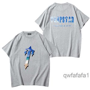 2023トラップスターTシャツ男性女性デザイナーサマーショートスリーブTシャツメンズファッションダンクローカジュアルTシャツフォームランナートップ