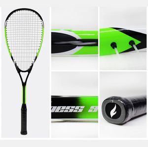 Fangcan Profesyonel Squash Raket Raket Alüminyum, Spor Eğitimi için Karbon Fiber Malzeme ile Başlangıç ​​Yeni Başlayanlar Taşıma Çantası 231225