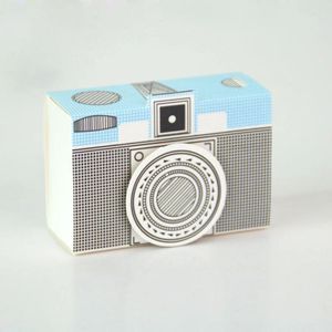 Gift Wrap Blue Pink Camera Party Paper Box Candy Cookies Bags Birthday S Baby Shower Supplies