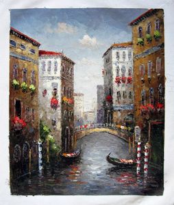 Paintings Beautiful Venice Scene ,Genuine Handpainted Art oil Painting On Thick Canvas Museum Quality in Multi size chosen