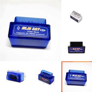 Atualização do carro mini bluetooth elm327 v2.1 v1.5 auto obd scanner leitor de código ferramenta ferramenta de diagnóstico do carro super elm 327 para protocolos android obdii