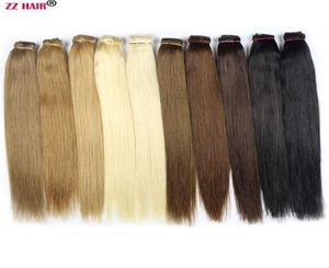 16Quot28quot 100G One Piece Set100 Brazylian Remy Clipin Human Hair Extensions 5 Clips Natural prosto4261424