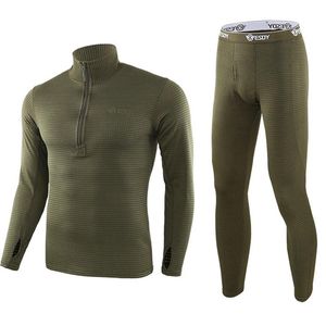 Underpants Men Fleece Tactical Tactical Unifort Long Johns Unifort Army Militare Polartec Compression Whatwear Set leggero