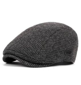 England Wool Beret Hat Boina Men Women Knitted Flat Snapback Cap Classic Vintage Spring Autumn Newsboy Ivy Hat Baret8079864