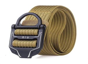 Fashion Sport New Designer Men Tactical Belts Nylon Waist belt Heavy Duty Metal Buckle Adjustable Military Army Belts for Men outd2191924