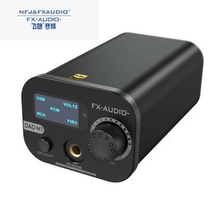 Conectores FXAUDIO DACM1 MINI HIFI USB DAC ESS9038Q2M Decodificador Bluetooth 5.0 APTX 32Bit 768kHz DSD512 Amplificador de fone de ouvido com controle remoto