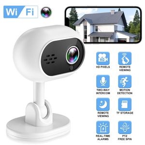 1080p WiFi IP Ses İntercom Kamera Güvenlik Eylem İç Mekan Kamera Bebek Monitörü Gece Görme Cihazı Video Mini Gözetim