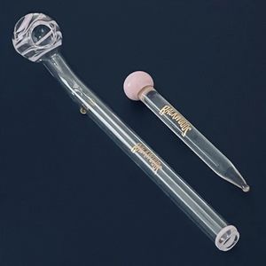 Pyrex glass oil burner pipe smoking set BACKWOODS color 8 inch color big tube nail tips bong