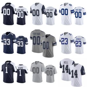 Wholesale Men Women Youth Football 23 Rico Dowdle Jersey 3 Brandin Cooks 33 Damone Clark 14 Markquese Bell 26 DaRon Bland 1 Jayron Kearse 21 Stephon Gilmore Vapor Color