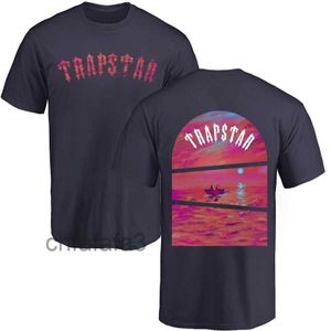 Trapstar London Men's T-shirts Tops Casual Shirt Men's Summer O-neck Short Sleeve Breathable Streetwear Personality Soft Cotton Brand Tee 1NDS