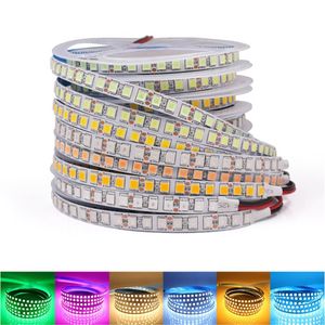 5m LED -remsa SMD 5050 5054 LED -tejp Vattentät banddiod 12V 2835 Flexibelt neonljus 60 120LEDS M LED -lampor för rumsdekor248L