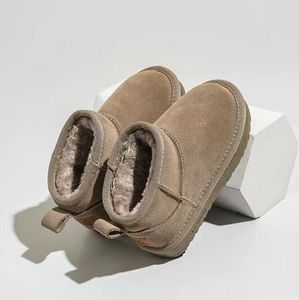 Baby Snow Boots for boys and girls Kids Snow Boots Sheepskin Real Fur Shoes Children Geanuine Leather Australia Shoes