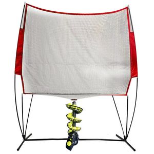 TS 02 Macchina da lancio portatile per palline da tennis con alimentazione a rete Self service Pratica con racchetta a oscillazione singola 231225