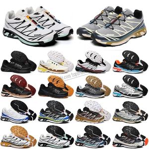 Scarpe Solomon Xt6 Scarpe da corsa avanzate Uomo Bianco Blu Nero Mesh WINGS 2 Bianco Blu Rosso Giallo Verde Uomo Donna Xt 6 Scarpe da ginnastica Sport all'aria aperta Scarpe da ginnastica Taglia 40-45