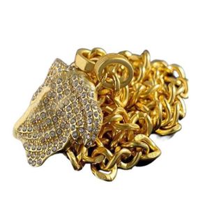 Mode guldhänge halsband Bijoux -kedjor för lady mens och kvinnor party bröllopälskare gåva smycken med box4699324