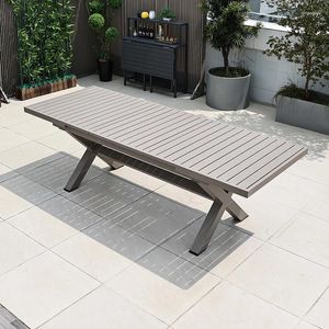 Camp Furniture Outdoor Balcony Extended Long Table Garden Courtyard Square Plastic Wood Homestay Designer Model Casual Single