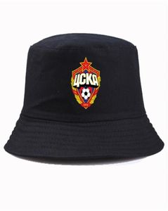 Nytt sommarlock Central CSKA Moskva Ryssland Bucket Hat Summer Casual Brand Unisex Fisherman Hat223H3534760