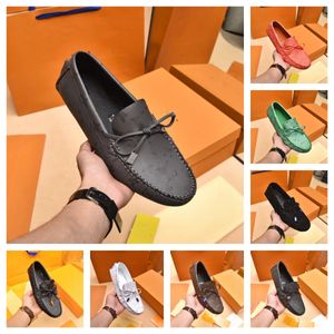 260 Style Summer SCARPE CASUAL DA UOMO VERA PELLE Traspirante UOMO Ballerine Mocassini MOCASSINI Cerniera SCARPE DA GUIDA DA UOMO Taglia grande 38-46