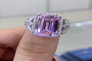 Luxury 1014mm Big Zirconia Diamond 925 Silver Plated 18K White Gold Jewelry Eternity Rings for Women7891703