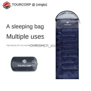 Sacos de dormir saco de dormir ultraleve impermeável inverno acampamento saco de compressão ao ar livre suprimentos de algodão térmico baixa temperatura ThermalL231226