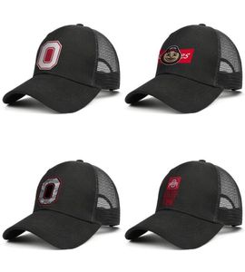 Ohio State Buckeyes Football White Justerbar Trucker Cap Fashion Baseball Hat Vintage Ball Caps For Men Women Red Grey Camouf1341947