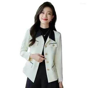 Women's Suits Fashion White Green Rose Red Suit Jacket Woman 2024 Spring Autumn Short Casual Coat Tops Blazer Casaco Feminino