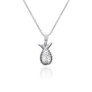 Pendant Necklaces Cute Silver Plated Fruit Pineapple Pendants Lovely Sweet Style Jewelry Choker For Women Party Gifts3072