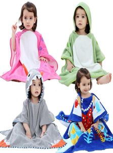 Mädchen Bademäntel Kinder Mit Kapuze Cartoon Kleidung Babys Bunte Bademantel Jungen Badezimmer Baumwolle Pyjamas Kinder039s Handtuch QWC288S27755933