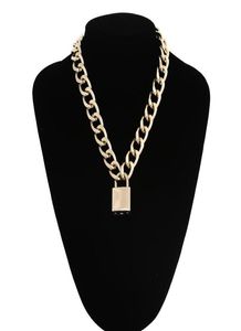 Vine Chunky Tjock Link Chain Necklace For Women Gold Color Couple Pendants On Neck Fashion Jewelry Gifts1838251