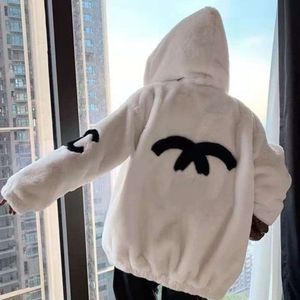 2024SS hoodie women designer jacket mens womens fashion embroidery graphic pure cashmere coat casual loose solid color cardigan zipper jackets