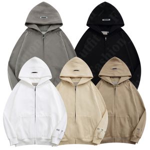 Düşük Fiyat Toptan Ess Zip-Up kazak yüksek kaliteli spor ceket gündelik sweatshirt hoodies boyutu S-XL