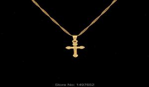 Fine Jewelry Jesus Pendant Men Plated Gold Color Necklace Christmas Women Catholic With 45cm 60cm Chain45013748516801