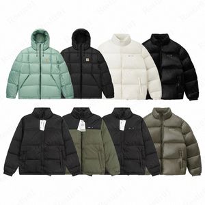 Erkek Tasarımcı Carhart Ceket Kapşonlu Carhart Puffer Ceket Kadınlar Sıcak Parka Traend Kış Ceketleri Açık Giyim Kalın Katlar