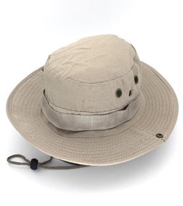 Breda randen hattar hink hatt safari boonie men039s panama fiske bomull utomhus unisex kvinnor sommar jakt bob solskydd ar2889024