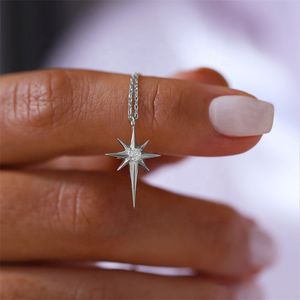 Модное ожерелье со звездой золотого цвета для женщин, подарочные ювелирные изделия для вечеринок