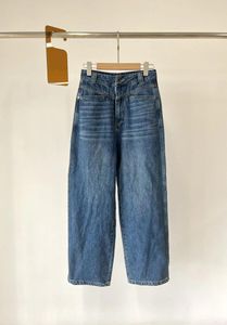 Women's Pants Retro Supermodel Version Of Jeans Straight Micro Radish Design Modification Leg Type