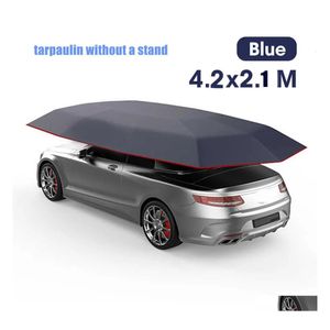 Sunshade Car Sunshade Insated Hood Canopy Waterproof UV -Proof Outdoor Vehicle Carport Tarpain Shed Without Stand Drop Delivery Mobiles Motor