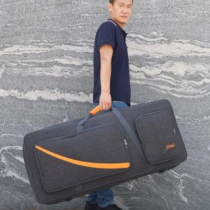 Kılıflar elektronik organ piyano kapak yastıklı kasa klavye çantası alet koruyucu taşınabilir portatif anti -şok su geçirmez sırt çantası 61 tuşlar