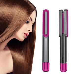 Endireadores Cerâmica PTC Aquecimento 3D Placa flutuante 2 em 1 alisador de cabelo e Curler Profissional Cabelo Ferro plano para todas as ferramentas de estilo de cabelo