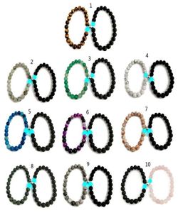 Braccialetti con ciondoli Coppie magnetiche Collegamento luminoso Rapporto di attrazione reciproca Bracciale abbinato per amicizia5347058