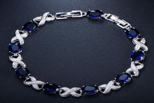 Rainbamabom Bangle 925 Solid Sterling Silver Created Moissanite Morganite Ruby Crebrans Brzeczak Bracelets Bracelets Fine Jewelry Wholes9991239
