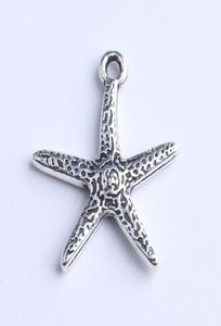 Silvercopper Retro Floating Charms Starfish Pendant Manufacture Diy Jewelry Pendant Fit Halsband eller armband Charm 600pcslot 109575626