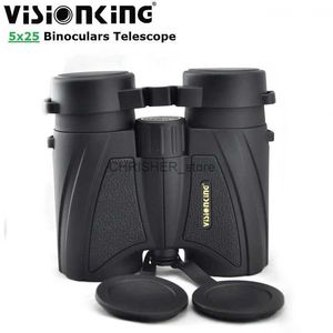 Telescope Binoculars Visionking 5x25 BAK-4 Roof Binocular Telescopes FMC Outdoor Sport Theater Racing Concert Spyglass For Hunting Umelles Longue VueL231226