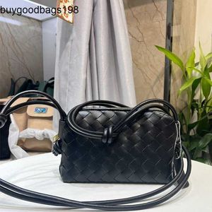 Loops Bag BottegaaVeneta Bags 2024 Spring New Woven Small Square Cowhide Mini Messenger Plaid Pillow Mobile Phone frj