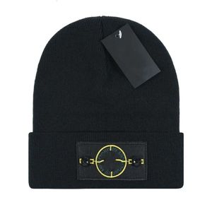 Caps 2023 Schädelkappen Luxus Stein Beanie Island Marke Strickmütze Hut Mütze Herren Einbauhüte Unisex Kaschmir Buchstaben Lässige Schädelkappen Ou