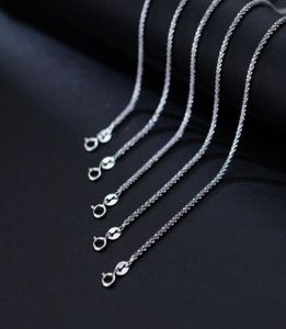 Pendant Necklaces 925 Sterling Silver Popcorn Chain Necklace For Women Jewelry On The Neck Long 40 45 50 55 60 70 80 CM Thick 2 MM6349299