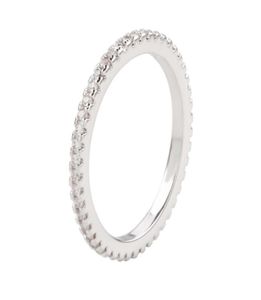 Женское кольцо UltraFine, однорядное кольцо с микроинкрустацией из цельного бриллианта и циркона 4586325
