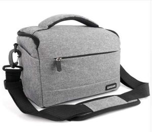 DSLR Camera Bag Fashion Polyester Shoulder Bag Camera fodral för Canon Nikon Sony Lens Pouch Bag Waterproof Pography PO2954319